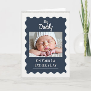 Primer tarjeta de retrato del Día del Padre