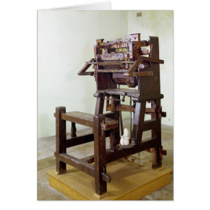 Primer telar para tejer medias, 1750