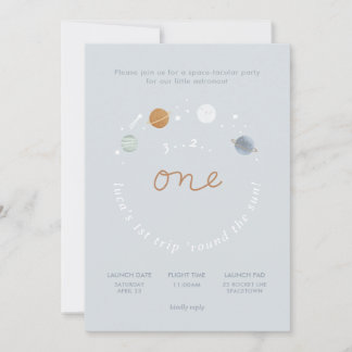 Primer tema del espacio de viaje Invitación de cum