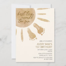 Primer viaje alrededor de la invitación al primer