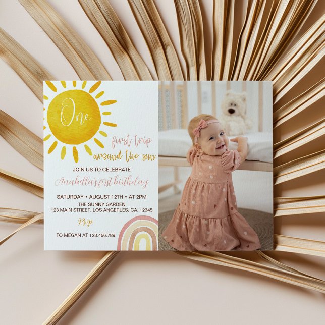Primer Viaje Alrededor De La Invitación De Cumplea (Subido por el creador)