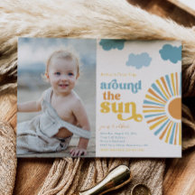 Primer Viaje Alrededor De La Invitación De Cumplea