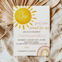 Primer viaje alrededor de la invitación del primer