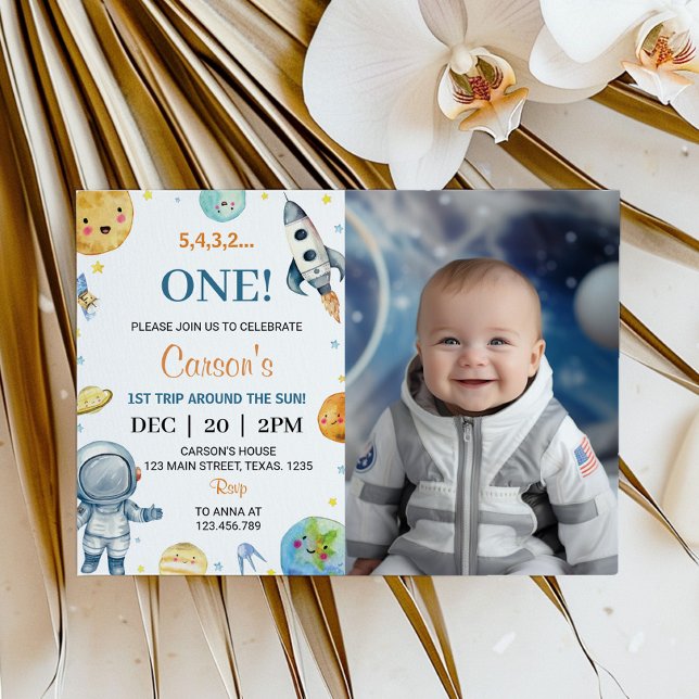 Primer viaje alrededor de la invitación del primer (Subido por el creador)