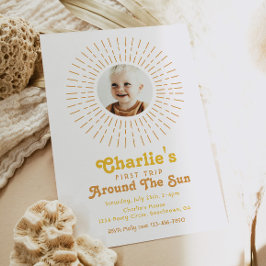 Primer Viaje Alrededor De La Invitación Del Sol |