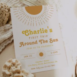 Primer Viaje Alrededor De La Invitación Del Sol |