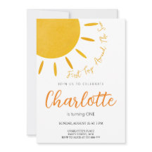 Primer Viaje Alrededor De La Invitación Del Sol