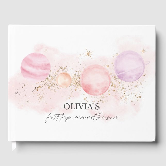 Primer Viaje Alrededor Del Libro De Invitados Del  (Anverso)