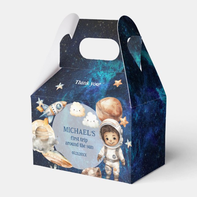 Primer Viaje Astronauta Alrededor De La Caja Del F (Front Side)