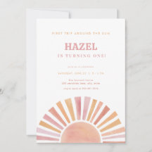 Primer viaje de chica alrededor de la invitación p