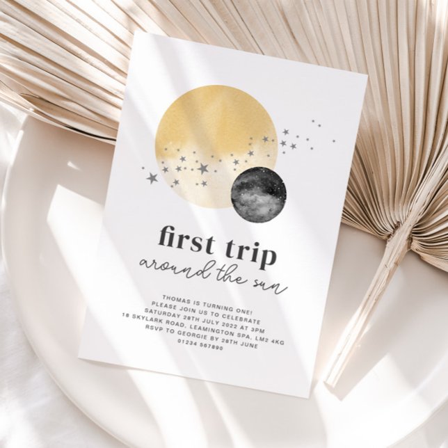 Primer Viaje Gris Alrededor De La Invitación De Cu (Subido por el creador)