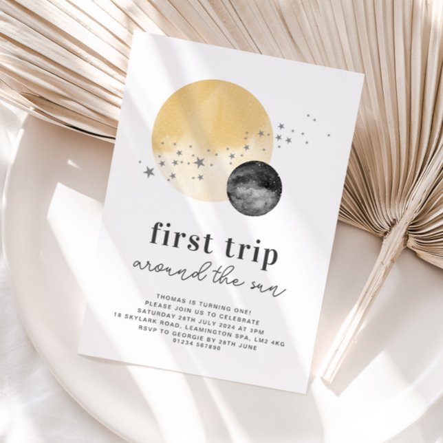Primer Viaje Gris Alrededor De La Invitación De Cu (Subido por el creador)