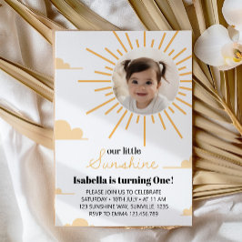 Primer Viaje Sunshine alrededor de la invitación a