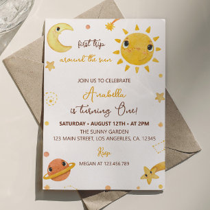 Primer Viaje Sunshine alrededor de la invitación a