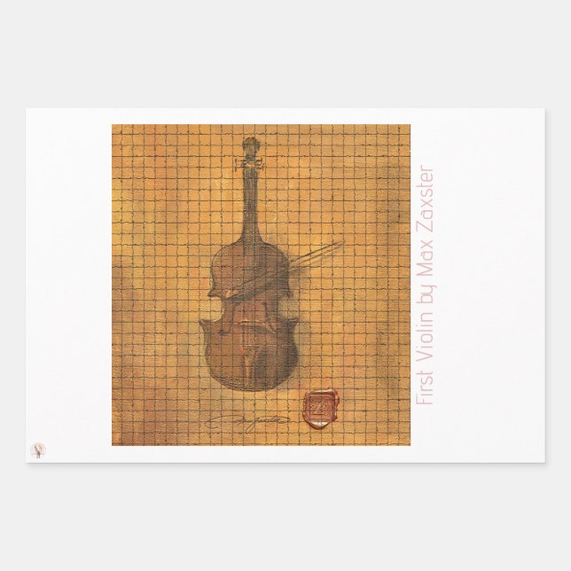Primer violín de Max Zaxster envolver hojas de pap (Anverso)