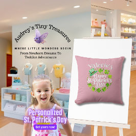 Primera almohada del Día de San Patricio del Bebé