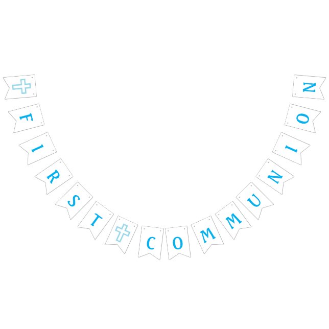 Primera bandera de la comunión de la cruz azul (Todo)