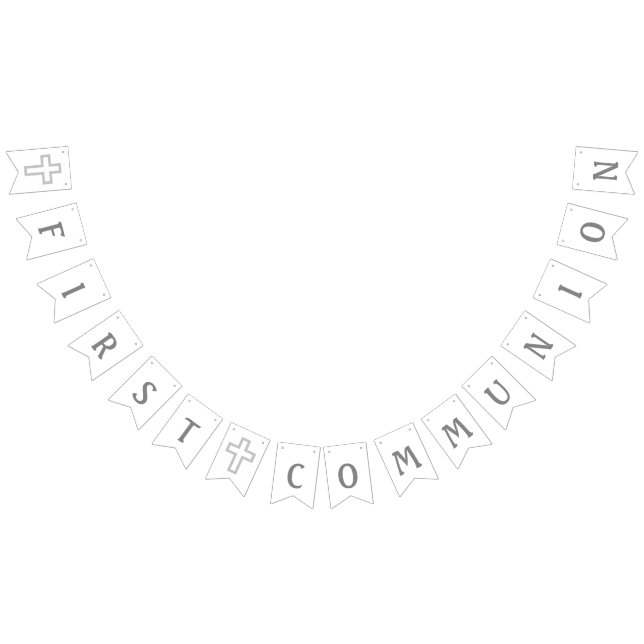 Primera bandera de la comunión de la cruz gris (Todo)