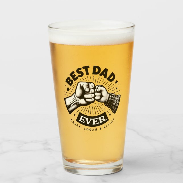 Primera Bomba mejor papá jamás personalizado (Anverso (lleno))