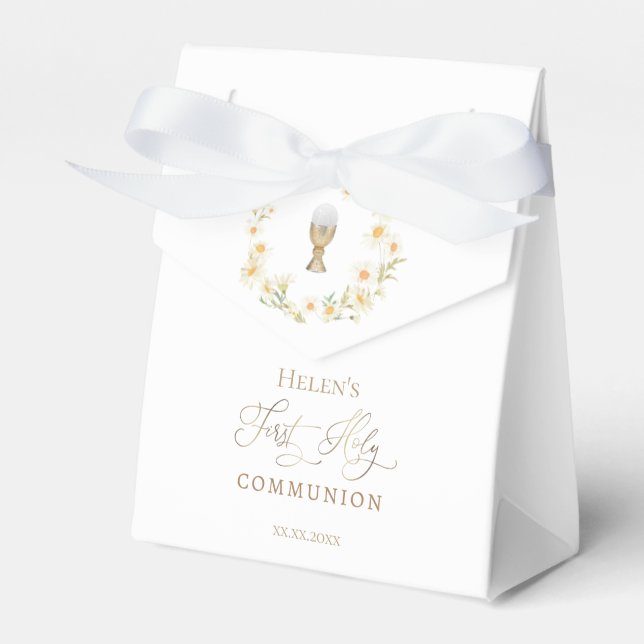 Primera caja de favores de la comunión sagrada (Front Side)