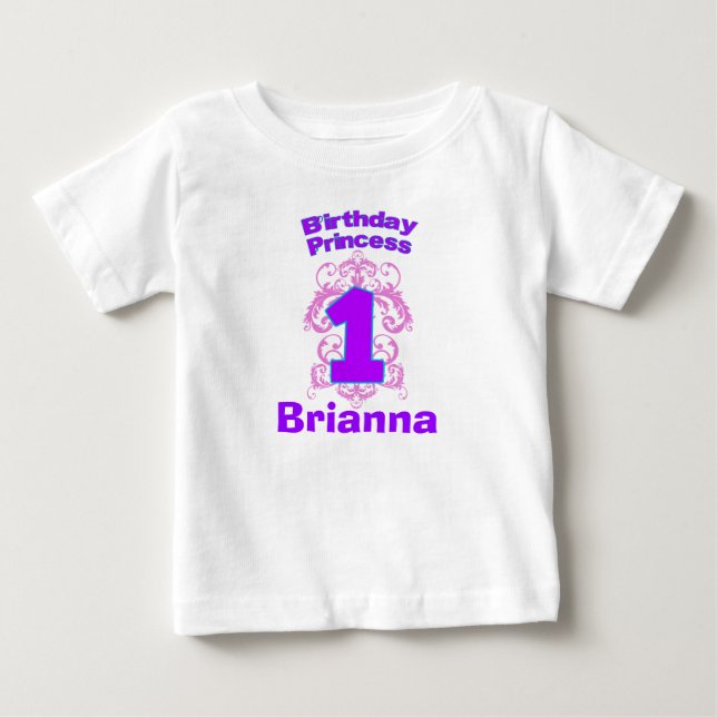 Primera Camisa Princesa de Cumpleaños (Anverso)