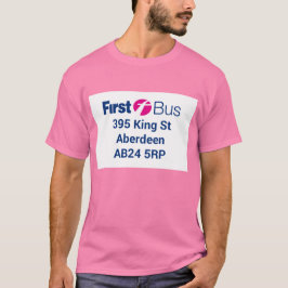 Primera camiseta de autobús