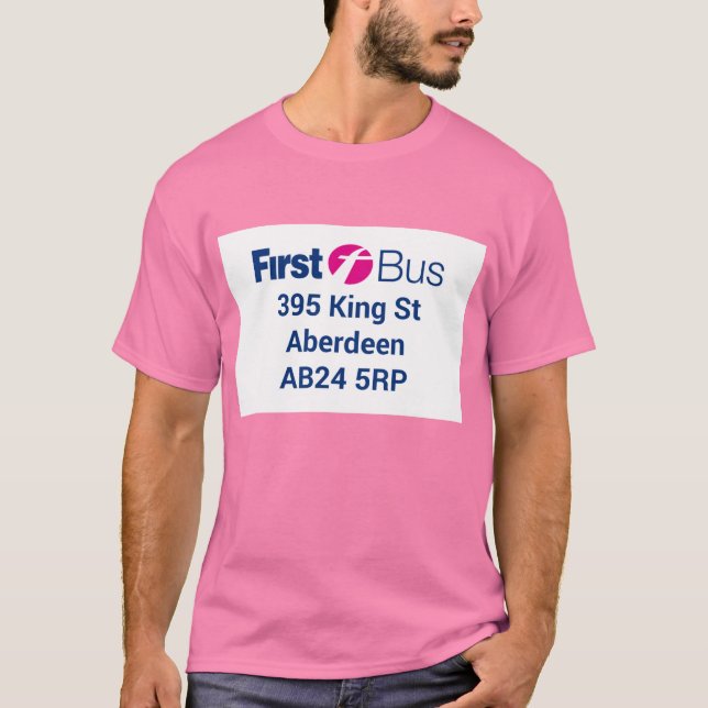 Primera camiseta de autobús (Anverso)