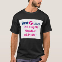 Primera camiseta de autobús