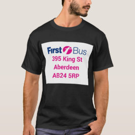 Primera camiseta de autobús