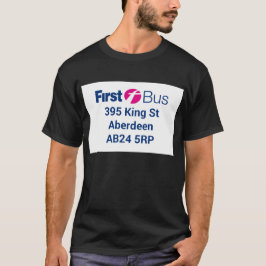 Primera camiseta de autobús