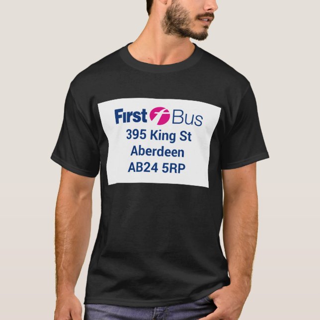 Primera camiseta de autobús (Anverso)