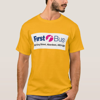 Primera camiseta de autobús