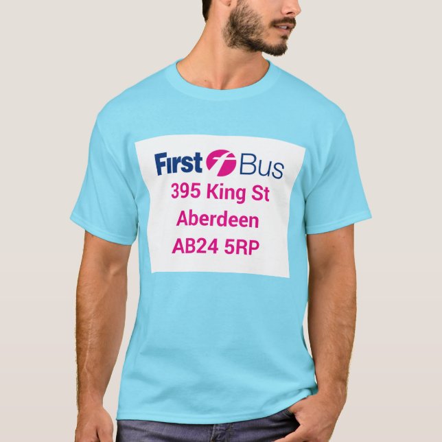 Primera camiseta de autobús (Anverso)