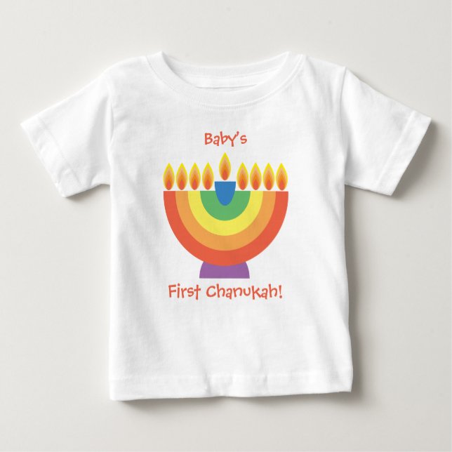 Primera camiseta de Chanukah/de Hannukah (Anverso)
