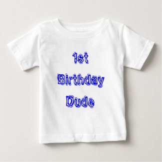 Primera camiseta de cumpleaños