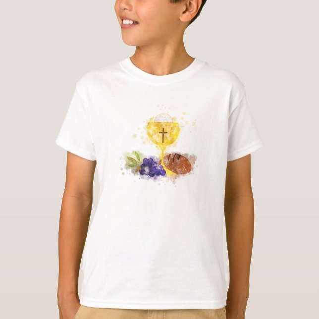 Primera camiseta de la Santa Comunión (Anverso)