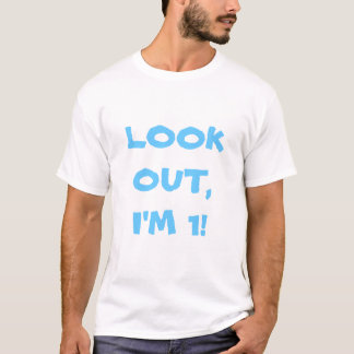 Primera camiseta del cumpleaños - muchacho