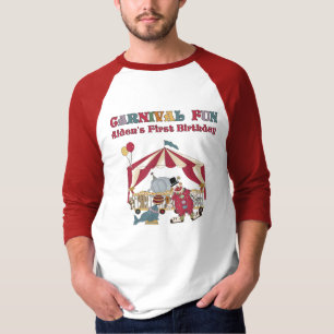 Primera camiseta del raglán de la manga del