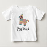 Primera camiseta Fiesta Kids Baby Birthday Party<br><div class="desc">Primera camiseta Fiesta Kids Baby Birthday Party. Personalízalo añadiendo un nombre.</div>