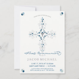 Primera carta de invitación de niño para la comuni