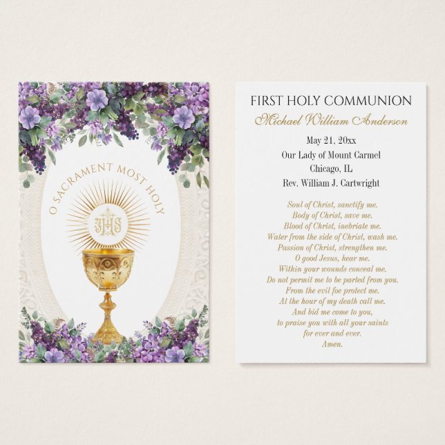 Primera ceremonia de conmemoración católica de la  (Anverso y reverso)