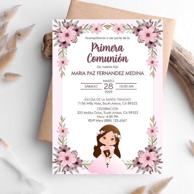 Primera Comunión de Chicas de Invitación Primera C (Subido por el creador)