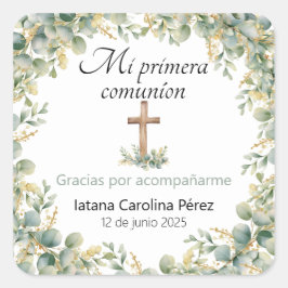 Primera Comunión de Pegatinas de Mi Primera Comuni
