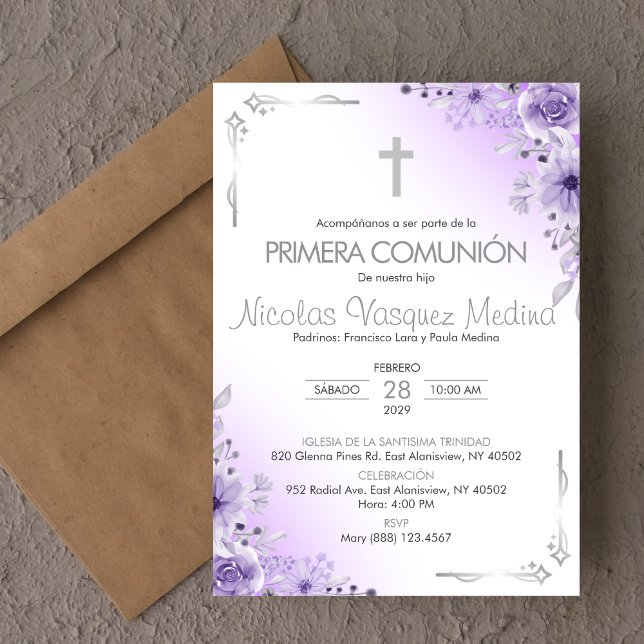 Primera Comunión Invitación a la Santa Comunión (Subido por el creador)