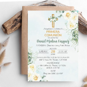 Primera Comunión Invitación Cute