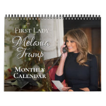 Primera Dama Melania Trump 2027 Foto Calendario Me