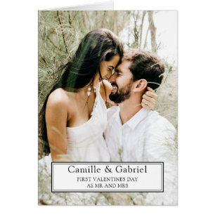 Primera El día de San Valentín con foto casada