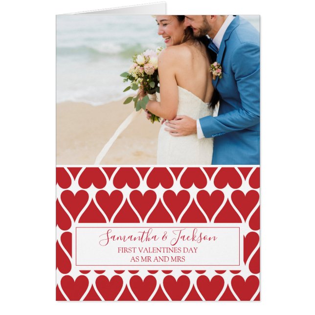 Primera El día de San Valentín con foto casada (Frente)