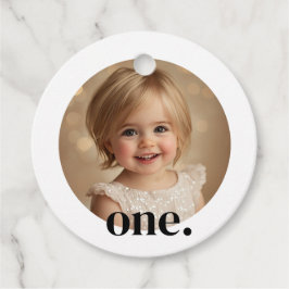 Primera etiqueta de favorito de foto de cumpleaños