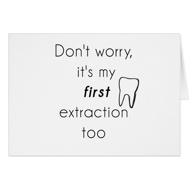 ¡Primera extracción dental! (Anverso (Horizontal))